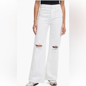 7 For All Mankind Jo Ripped High Waist Flare Leg Jeans NWT